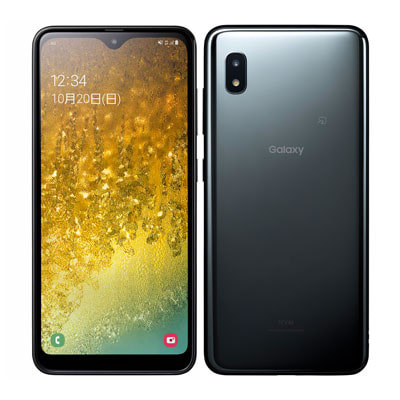 SIMロック解除済】au Galaxy A20 SCV46 ブラック|中古スマートフォン