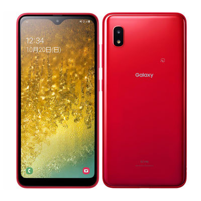 SIMロック解除済】au Galaxy A20 SCV46 レッド|中古スマートフォン格安