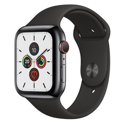 Apple Watch Series5 44mm GPS+Cellularモデル MWWK2J/A A2157【スペースブラックステンレス スチールケース/ブラックスポーツバンド】|中古ウェアラブル端末格安販売の【イオシス】