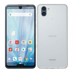 【SIMロック解除済】docomo AQUOS R3 SH-04L Platinum White
