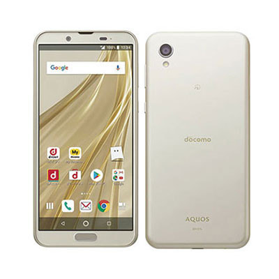イオシス|【SIMロック解除済】docomo AQUOS sense2 SH-01L Champagne Gold