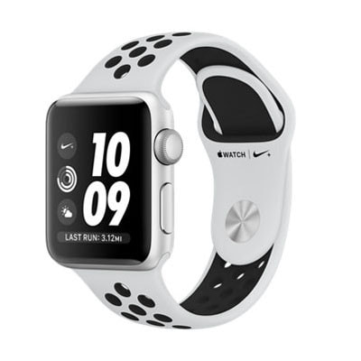 Apple Watch Nike+ Series3 38mm GPSモデル MQKX2J/A A1858【シルバー 