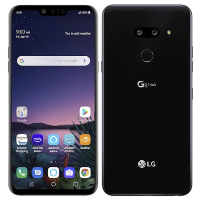 美品LG-g820um g8 ThinQ グローバル版　SIMフリー　SD855 LG G8 ThinQ LM-G820UM [128GB New Aurora Black 海外版 SIM