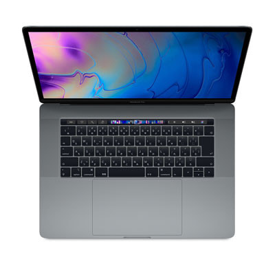 MacBook Pro 15インチ MR932J/A Mid 2018 スペースグレイ【Core i7(2.2GHz)/16GB/256GB SSD】