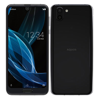 SIMロック解除済】SoftBank AQUOS R2 706SH Premium Black|中古 ...