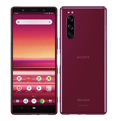 SIMロック解除済】docomo Xperia5 SO-01M Red|中古