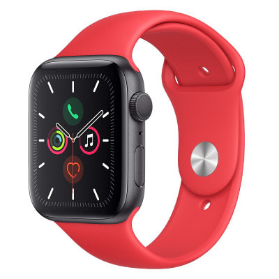 Apple Watch Series5 44mm GPS REDスポーツバンド - 腕時計(デジタル)