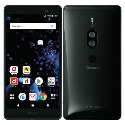 SIMロック解除済】【ネットワーク利用制限△】docomo Sony Xperia XZ2 Premium SO-04K Chrome  Black|中古スマートフォン格安販売の【イオシス】