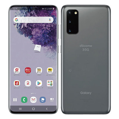 SIMロック解除済】docomo Galaxy S20 5G SC-51A Cosmic Gray|中古