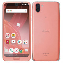【SIMロック解除済】docomo AQUOS R2 SH-03K Coral Pink