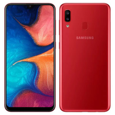 スマートフォン本体Galaxy A20 red
