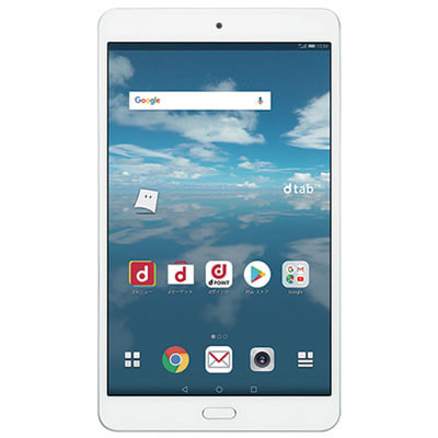 イオシス|【SIMロック解除済】【ネットワーク利用制限▲】docomo dtab compact d-02K Silver