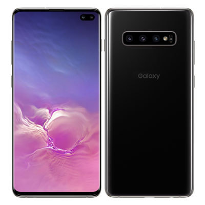 SIMロック解除済】au Galaxy S10+ (Plus) SCV42 プリズムブラック|中古