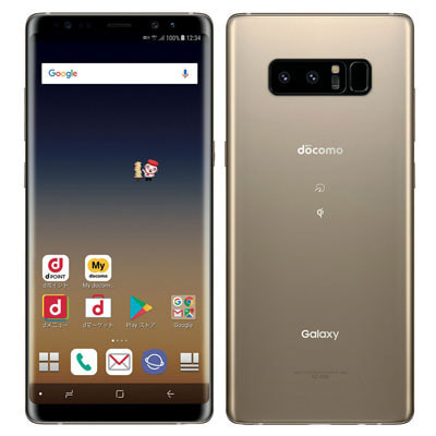 Galaxy Note8 Docomo SC-01K Gold sim解除済