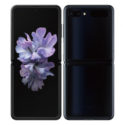 SIMロック解除済】au Galaxy Z Flip SCV47 Mirror Black|中古