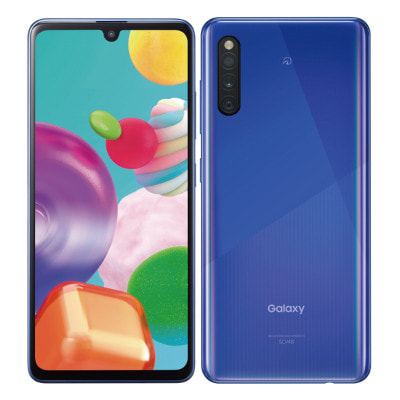 Galaxy A41 SCV48 Blue【UQmobile版 SIMフリー】|中古スマートフォン 