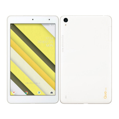 SIMロック解除済】au Qua tab QZ8 KYT32 Off White|中古タブレット格安販売の【イオシス】