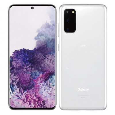 SIMロック解除済】au Galaxy S20 5G SCG01 Cloud White|中古 