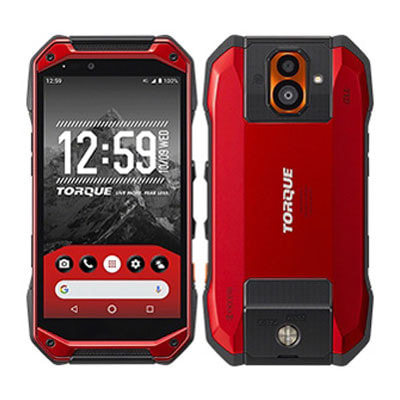 SIMロック解除済】【ネットワーク利用制限△】au TORQUE G04 KYV46 RED