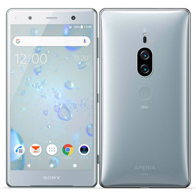 SIMロック解除済】au Sony Xperia XZ2 Premium SOV38 Chrome  Silver|中古スマートフォン格安販売の【イオシス】