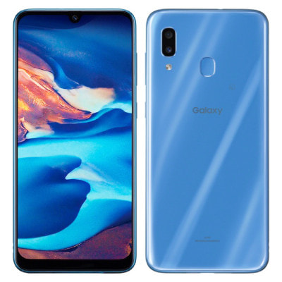Galaxy A30 SCV43 ブルー 【UQmobile版 SIMFREE】|中古スマートフォン 
