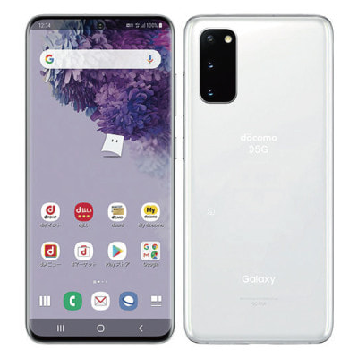 SIMロック解除済】docomo Galaxy S20 5G SC-51A Cloud White|中古スマートフォン格安販売の【イオシス】