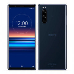 【SIMロック解除済】au Xperia5 SOV41 ブルー 