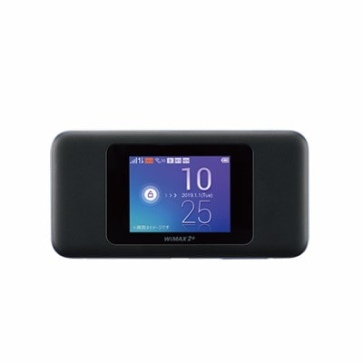 イオシス|【ネットワーク利用制限▲】【au版】Speed Wi-Fi NEXT W06 HWD37SKA ブラック×ブルー