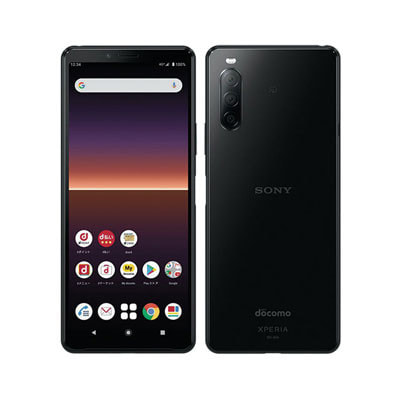 【美品】Xperia 10 II SO-41Adocomoブラック SIMフリー SIMロック解除済】docomo Xperia10 II SO-41A Black|中古