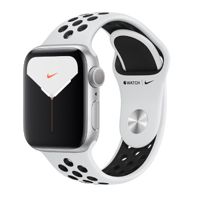 Apple Watch Nike+ Series5 40mm GPSモデル MX3R2J/A A2092【シルバーアルミニウムケース/ピュアプラチナム  ブラックNikeスポーツバンド】|中古ウェアラブル端末格安販売の【イオシス】