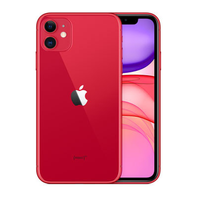 iPhone 11 (PRODUCT)RED 128 GB au付属品なし - スマートフォン本体
