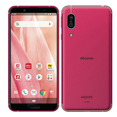 SIMロック解除済】docomo AQUOS sense3 SH-02M Deep Pink|中古 