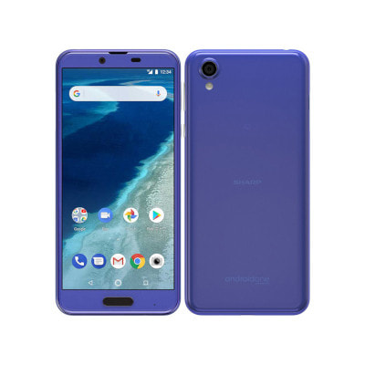 SIMロック解除済】Y!mobile android one X4 オーシャンブルー|中古