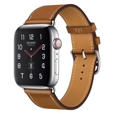 Apple Watch Hermes Series5 40mm GPS+Cellularモデル MX5M2J/A A2156【ステンレススチールケース/シンプルトゥール  ヴォー・バレニア（フォーヴ）レザーストラップ】|中古ウェアラブル端末格安販売の【イオシス】