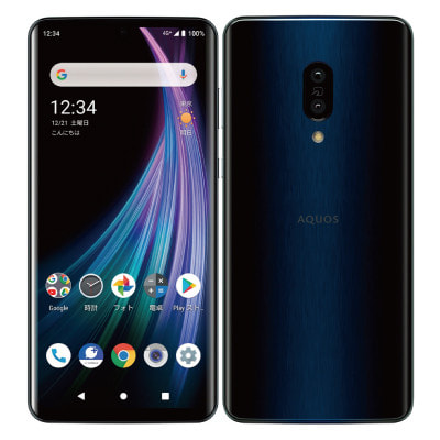 SIMロック解除済】Softbank AQUOS zero2 906SH Astro Black|中古 