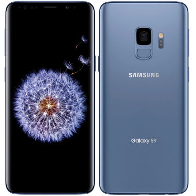 Samsung Galaxy S9 Single-SIM SM-G960U 【64GB/Coral Blue/海外版SIM 