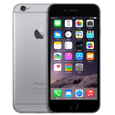 iPhone6 A1586 (MG4F2AA/A) 64GB スペースグレイ【海外版 SIMフリー