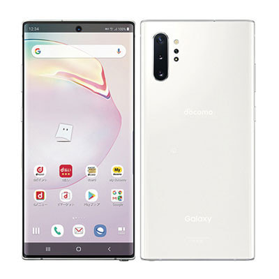 【SIMロック解除済】docomo Galaxy Note10+ (Plus) SC-01M Aura White