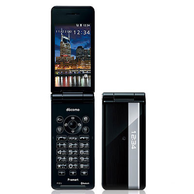 Simロック解除済 ネットワーク利用制限 Docomo P Smart ケータイ P 01j ブラック 中古ガラケー格安販売の イオシス