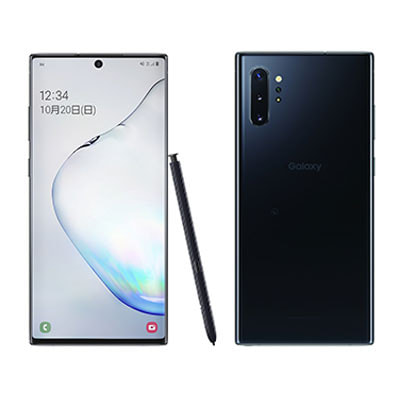 SIMロック解除済】au Galaxy Note10+ (Plus) SCV45 Aura Black|中古