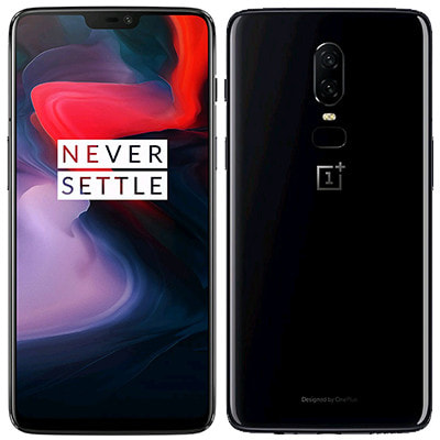 SIMフリー Oneplus6 8GB/128GB ミラーブラック - スマートフォン本体