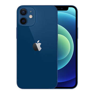 【SIMロック解除済】au iPhone12 mini A2398 (MGDP3J/A) 128GB ブルー