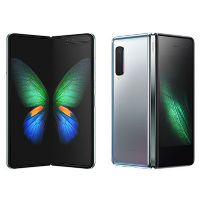 SIMロック解除済】au Galaxy Fold SCV44 スペースシルバー|中古