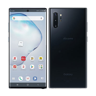 ドコモ　Galaxy Note 10+  Aura Black (SC-01M)