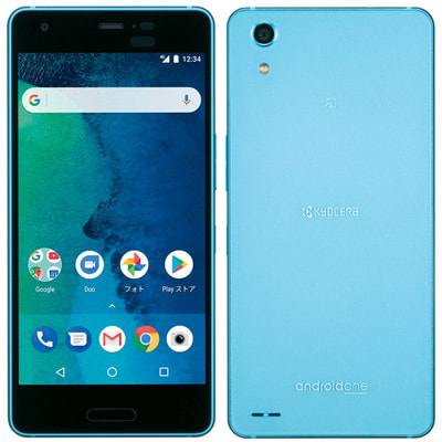 SIMロック解除済】Y!mobile Android One X3 ライトブルー|中古