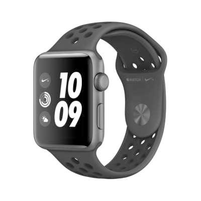 Apple Watch Nike+ Series3 42mm GPSモデル MTF42J/A  A1859【スペースグレイアルミニウムケース/アンスラサイト ブラックNikeスポーツバンド】