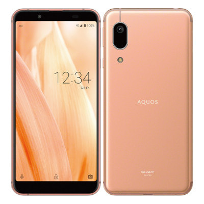SIMロック解除済】au AQUOS sense3 basic SHV48 Light Copper|中古 