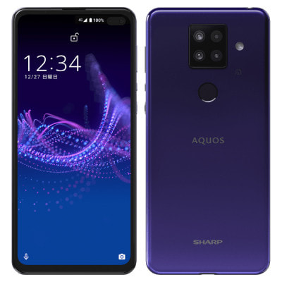 AQUOS sense4 plus SH-M16 パープル【楽天版SIMフリー】|中古