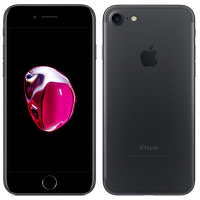 イオシス|【SIMロック解除済】UQmobile iPhone7 128GB A1779 (MNCK2J/A) ブラック 【2018】