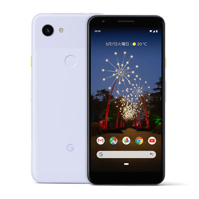 Simロック解除済 ネットワーク利用制限 Softbank Google Pixel3a G0h Purple Ish 64gb 中古スマートフォン格安販売の イオシス